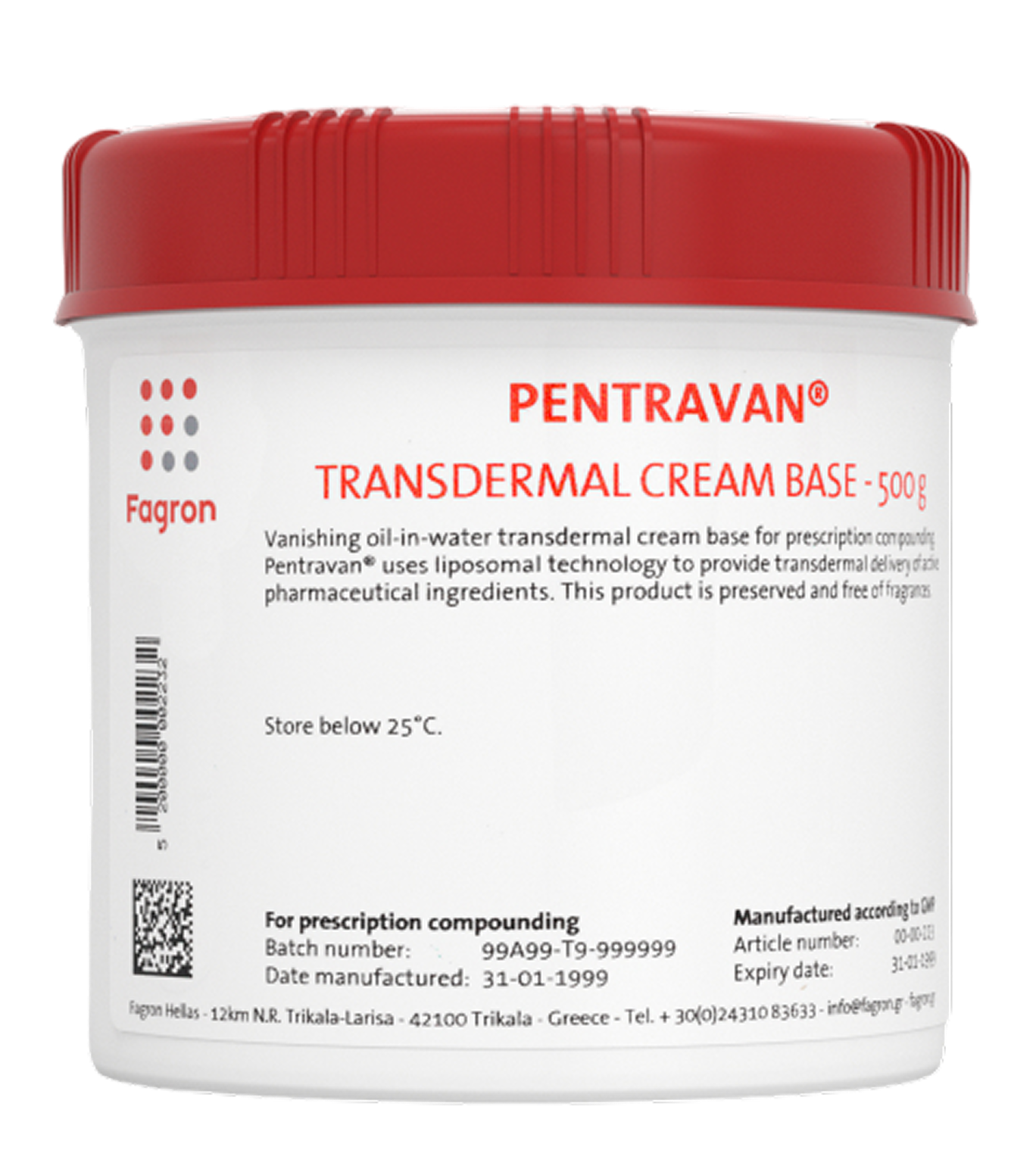 Pentravan® Transdermal Cream Base